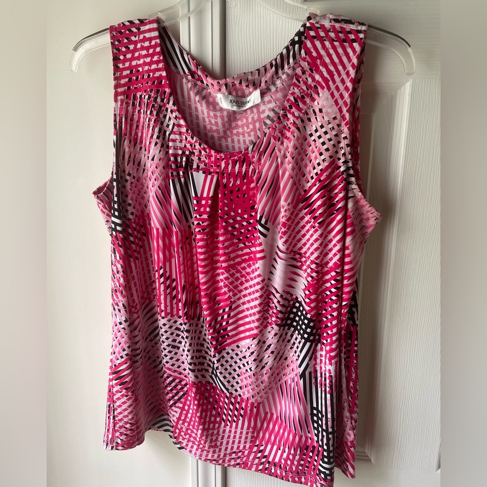 Jones Studio Vibrant Pink Sleeveless Top